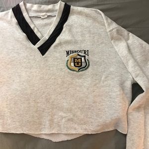 cropped vintage sweatshirt